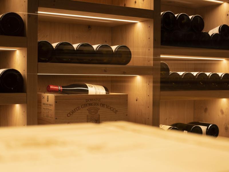 The wine cellar